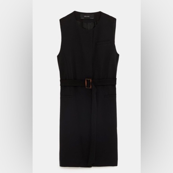 Zara Belted Waistcoat - Picture 3 of 9